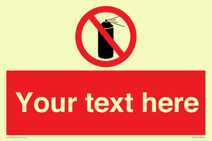 Custom prohibition no aerosol